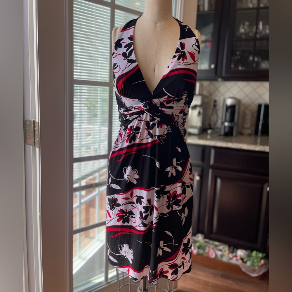 Ruby Rox Floral Halter Dress Y2K 2000s Party Summer Small - Picture 5 of 11